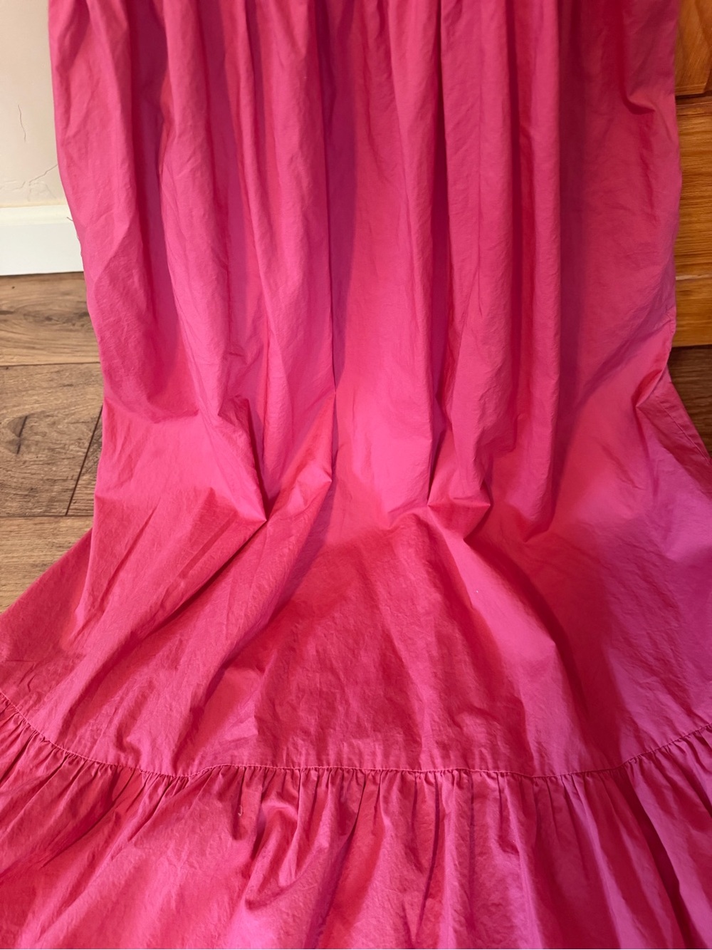Hill House Home The Ellie Smocked Tiered Nap Dress - Bright Pink size XL - Picture 4 of 9